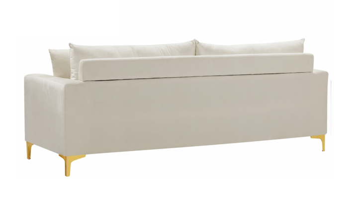 Meridian Furniture Naomi 3-Seater Velvet Upholstered Sofa