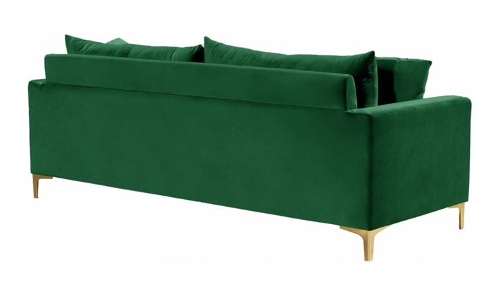 Meridian Furniture Naomi Velvet Upholstered Sofa-Jennifer Furniture