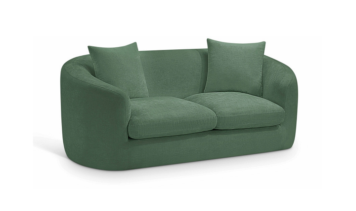 Meridian Furniture Penelope 2-Seater Chenille Fabric Upholstered Loveseat-jennifer furniture