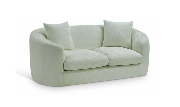 Meridian Furniture Penelope 2-Seater Chenille Fabric Upholstered Loveseat-jennifer furniture