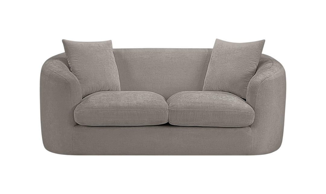 Meridian Furniture Penelope 2-Seater Chenille Fabric Upholstered Loveseat-jennifer furniture