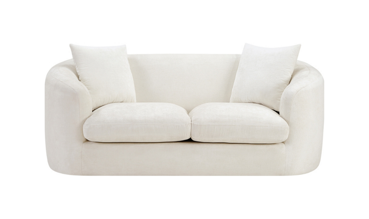 Meridian Furniture Penelope 2-Seater Chenille Fabric Upholstered Loveseat-jennifer furniture