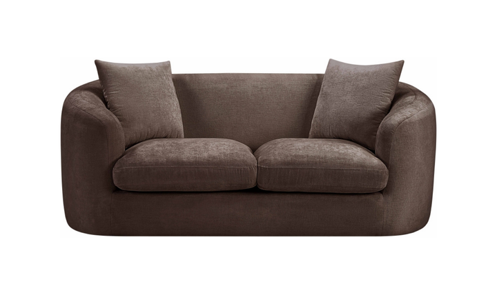 Meridian Furniture Penelope Chenille Fabric Upholstered Loveseat