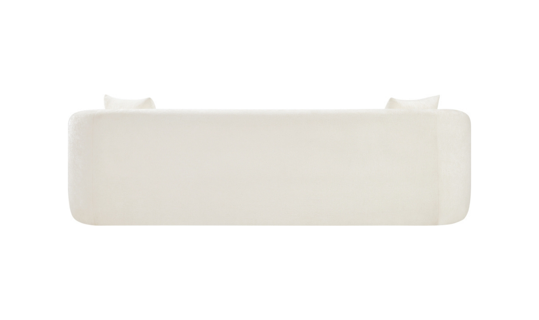 Meridian Furniture Penelope 3-Seater Chenille Fabric Upholstered Sofa