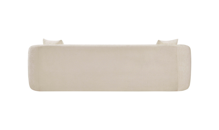 Meridian Furniture Penelope 3-Seater Chenille Fabric Upholstered Sofa