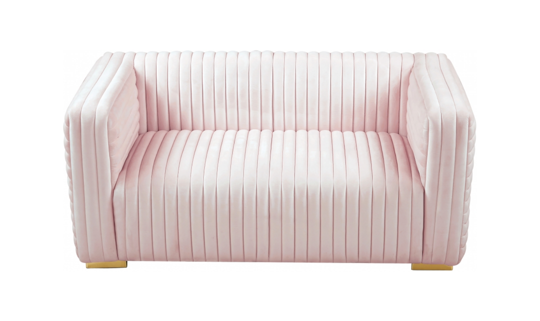 Meridian Furniture Ravish Velvet Upholstered Loveseats