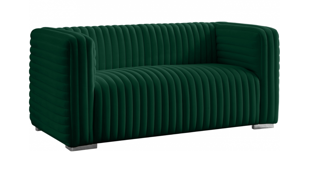Meridian Furniture Ravish Velvet Upholstered Loveseats
