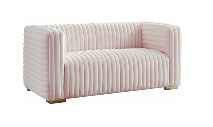 Meridian Furniture Ravish Velvet Upholstered Loveseats