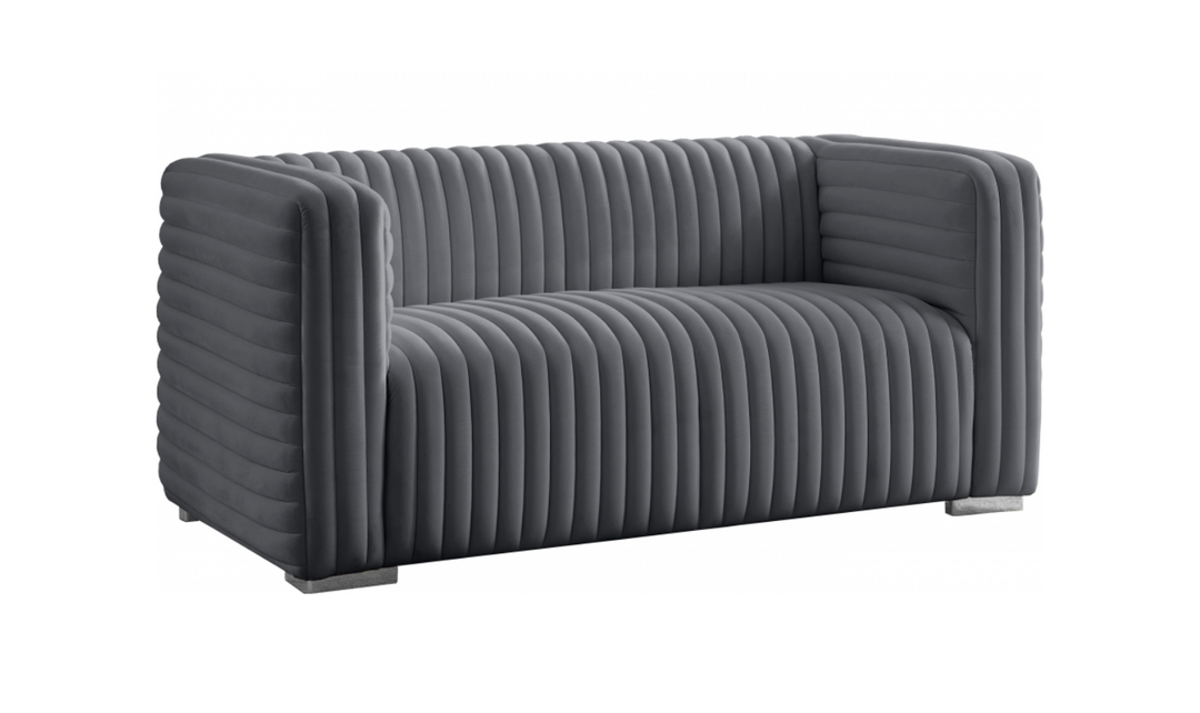 Meridian Furniture Ravish Velvet Upholstered Loveseats