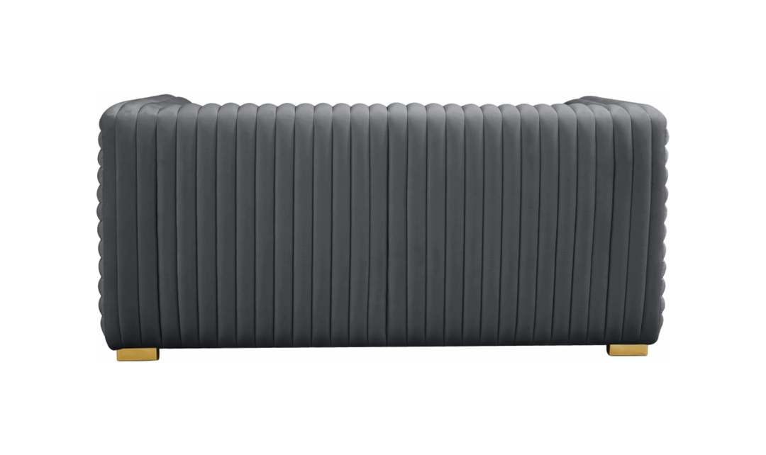 Meridian Furniture Ravish Velvet Upholstered Loveseats