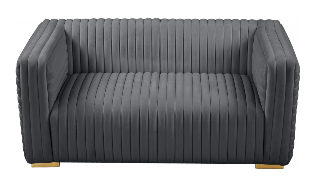Meridian Furniture Ravish Velvet Upholstered Loveseats