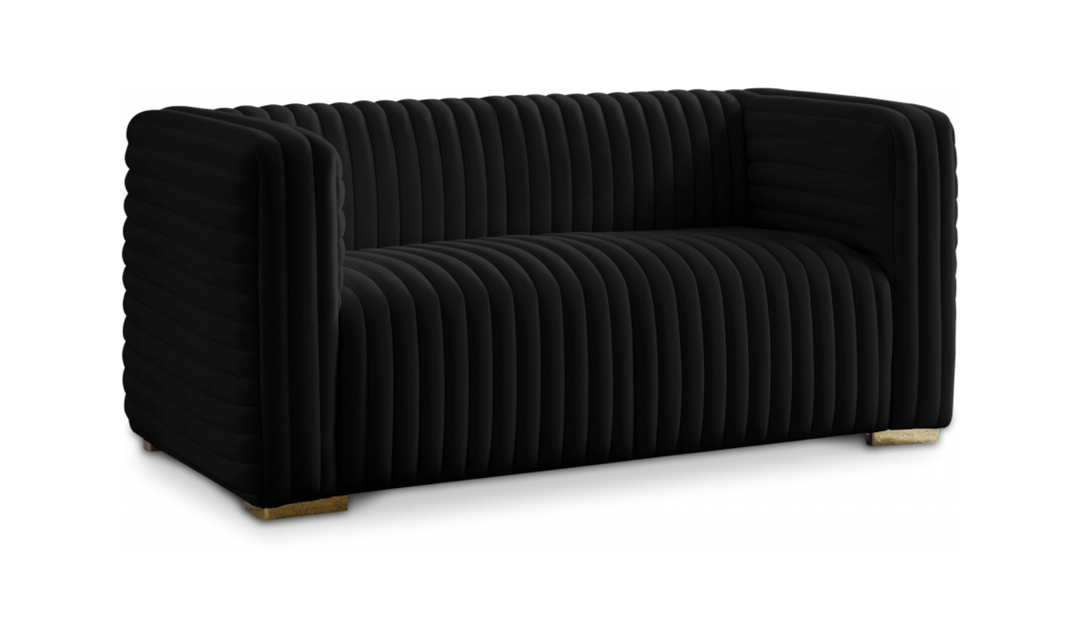 Meridian Furniture Ravish Velvet Upholstered Loveseats