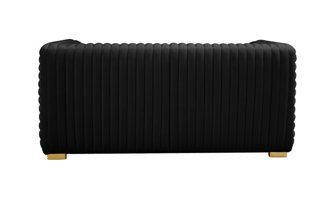 Meridian Furniture Ravish Velvet Upholstered Loveseats