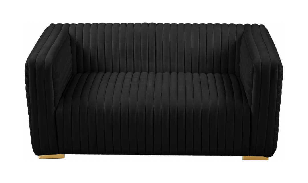 Meridian Furniture Ravish Velvet Upholstered Loveseats