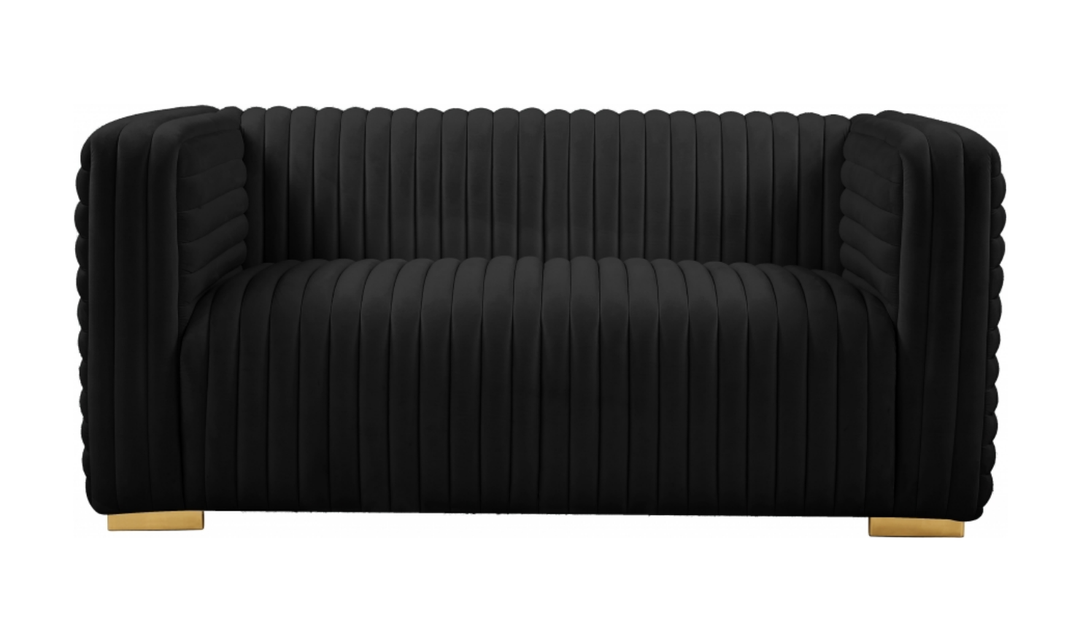 Meridian Furniture Ravish Velvet Upholstered Loveseats