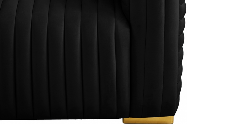 Meridian Furniture Ravish Velvet Upholstered Loveseats