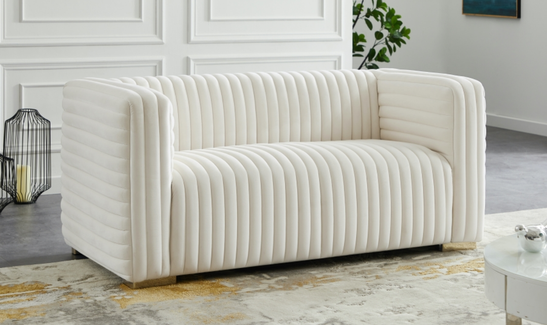 Meridian Furniture Ravish Velvet Upholstered Loveseats