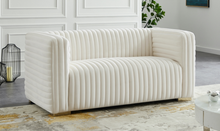 Meridian Furniture Ravish Velvet Upholstered Loveseats
