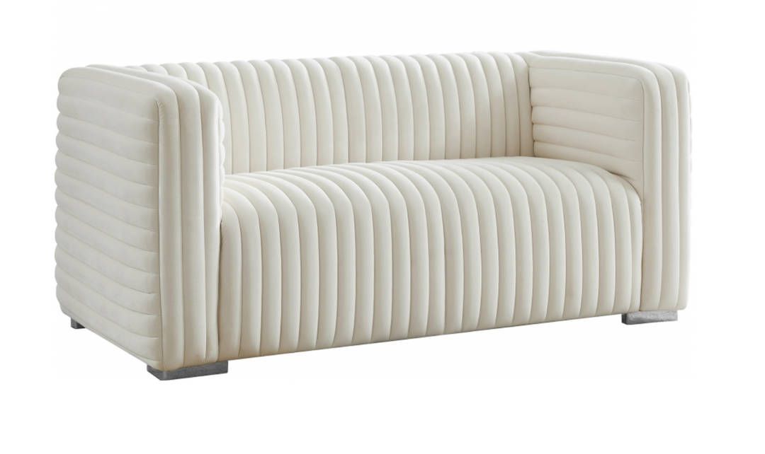 Meridian Furniture Ravish Velvet Upholstered Loveseats