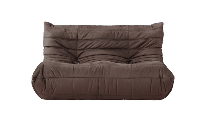 Meridian Furniture Relax Velvet Fabric Armless Loveseat Sofa