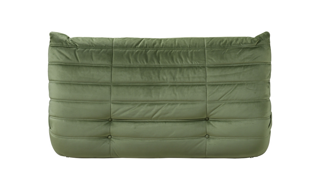 Meridian Furniture Relax Velvet Fabric Armless Loveseat Sofa