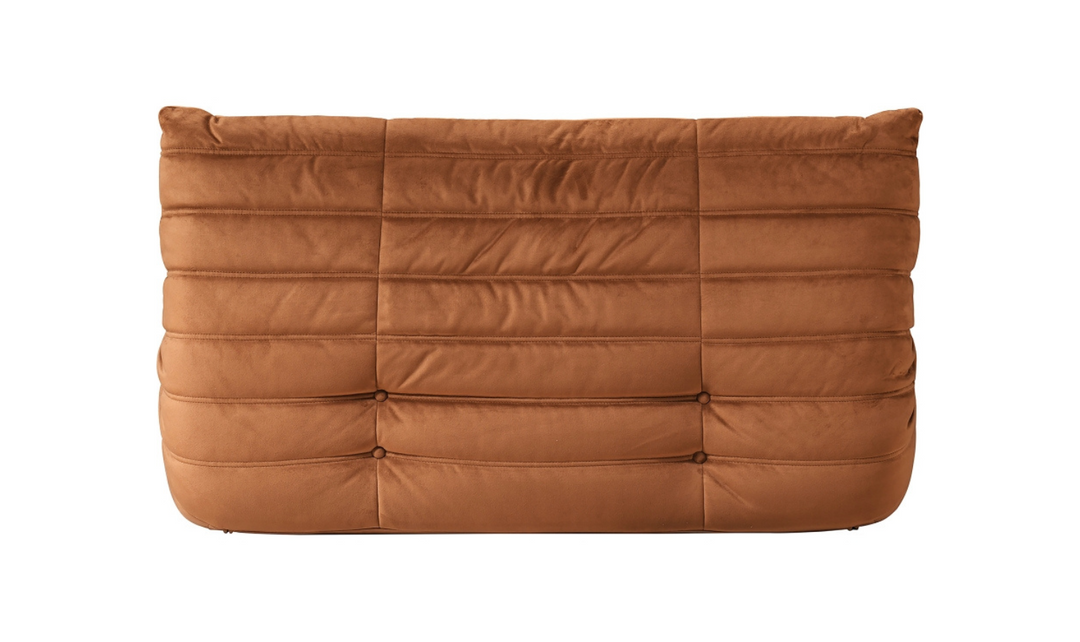 Meridian Furniture Relax Velvet Fabric Armless Loveseat Sofa