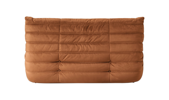 Meridian Furniture Relax Velvet Fabric Armless Loveseat Sofa