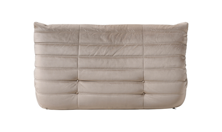Meridian Furniture Relax Velvet Fabric Armless Loveseat Sofa
