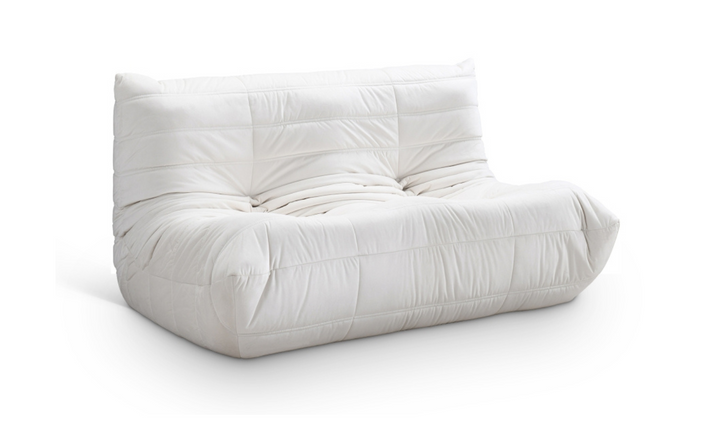 Meridian Furniture Relax Velvet Fabric Armless Loveseat Sofa