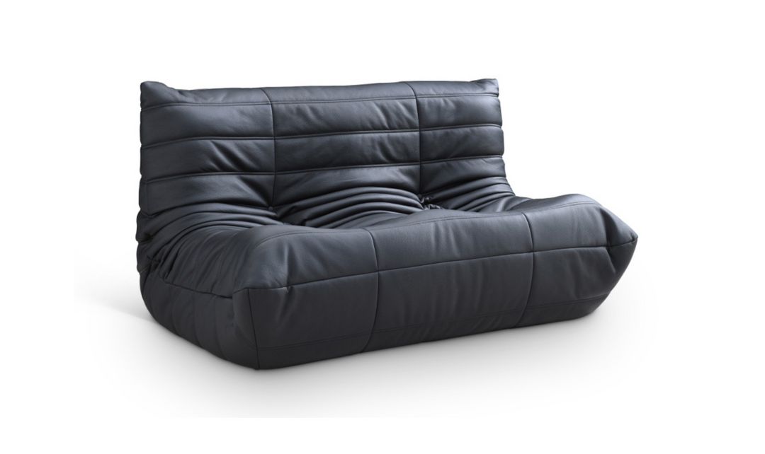 Meridian Furniture Relax Vegan Leather Armless Loveseat