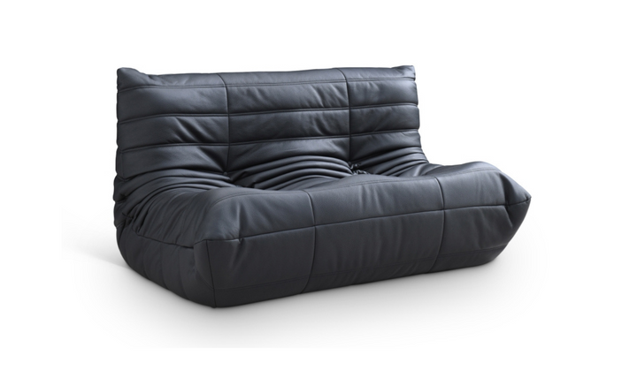 Meridian Furniture Relax Vegan Leather Armless Loveseat