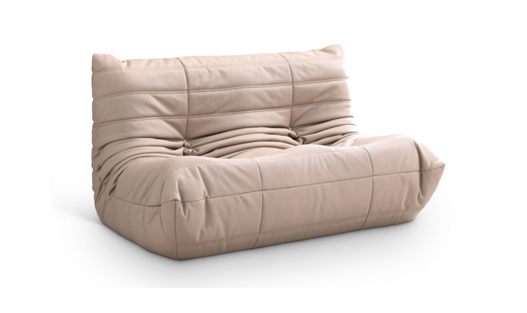 Meridian Furniture Relax Vegan Leather Armless Loveseat
