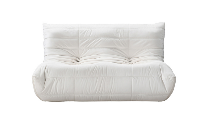Meridian Furniture Relax Velvet Fabric Armless Loveseat Sofa