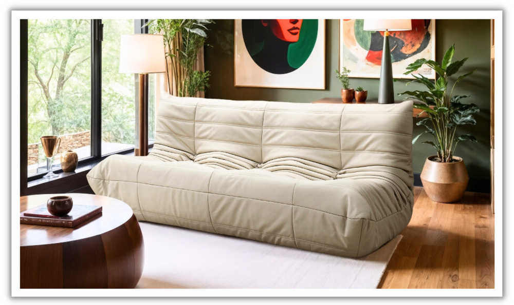 Meridian Furniture Relax Vegan Leather Upholstered Sofa-jennifer furniture