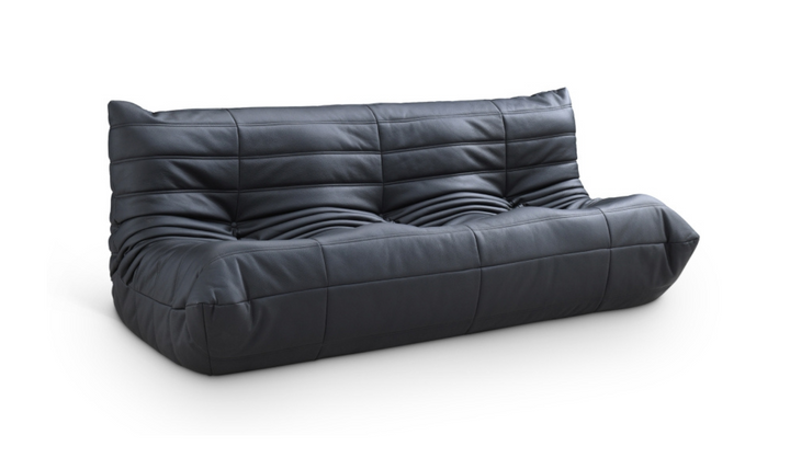 Meridian Furniture Relax Vegan Leather 3-Seater Armless Sofa