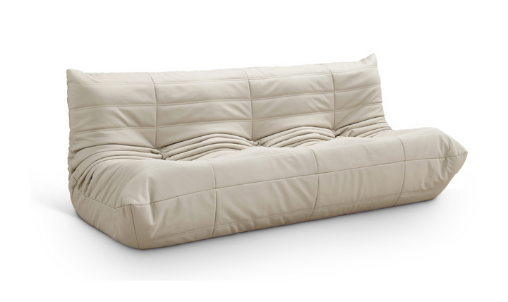 Meridian Furniture Relax Vegan Leather 3-Seater Armless Sofa