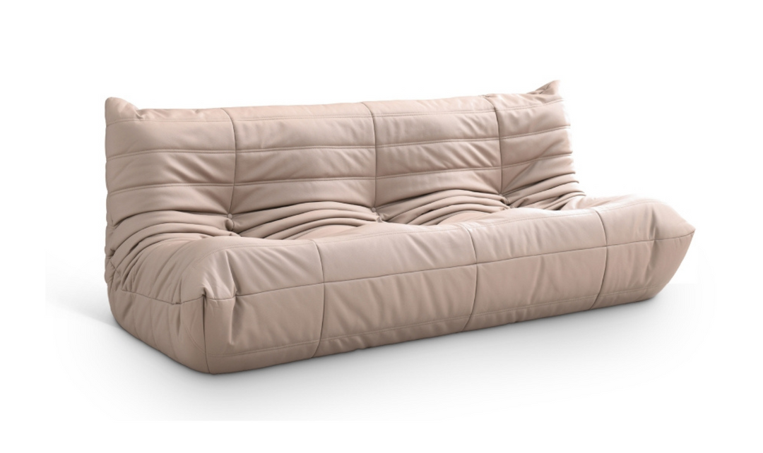 Meridian Furniture Relax Vegan Leather 3-Seater Armless Sofa