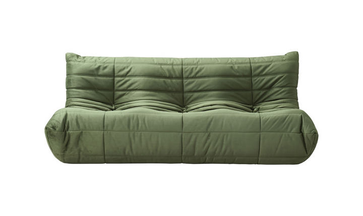 Meridian Furniture Relax Velvet Fabric Upholstered Sofa