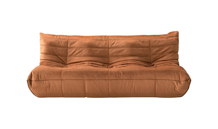 Meridian Furniture Relax Velvet Fabric Upholstered Sofa