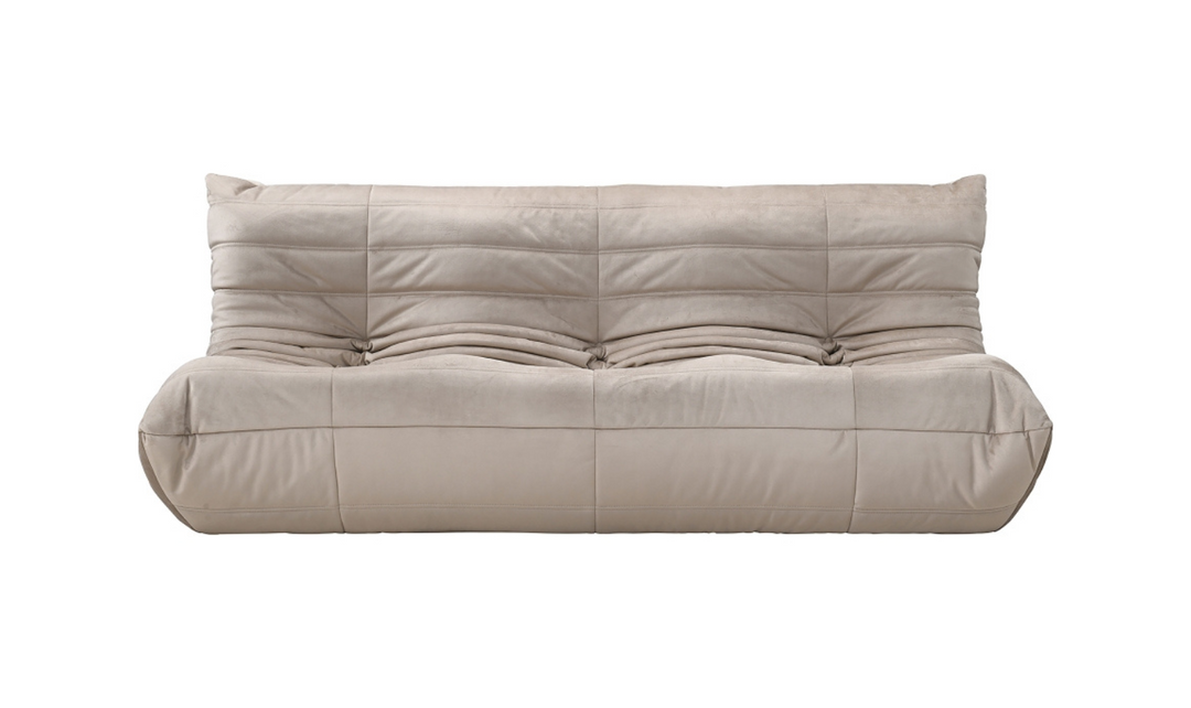 Meridian Furniture Relax Velvet Fabric Upholstered Sofa