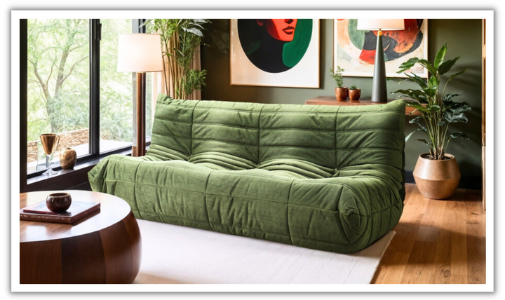 Meridian Furniture Relax Velvet Fabric Upholstered Sofa-jennifer furniture