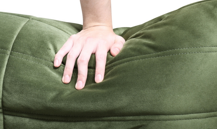 Meridian Furniture Relax Velvet Fabric Upholstered Sofa