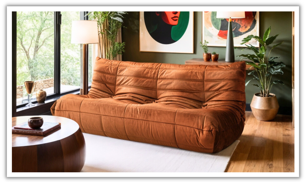 Meridian Furniture Relax Velvet Fabric Upholstered Sofa-jennifer furniture