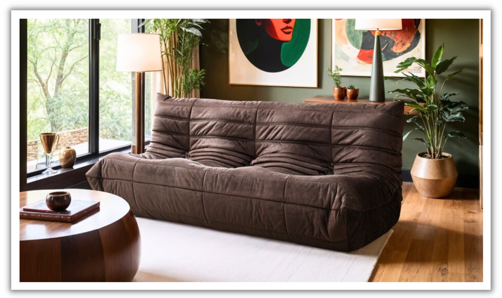 Meridian Furniture Relax Velvet Fabric Upholstered Sofa-jennifer furniture