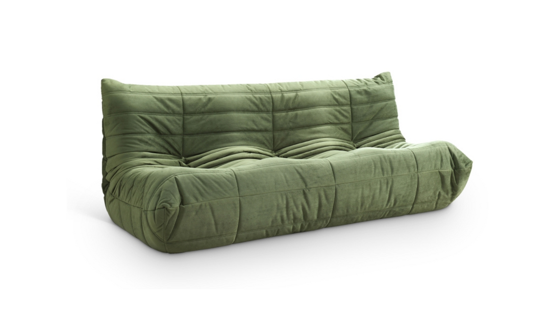 Meridian Furniture Relax Velvet Fabric Upholstered Sofa