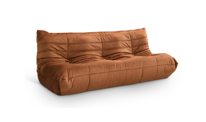 Meridian Furniture Relax Velvet Fabric Upholstered Sofa