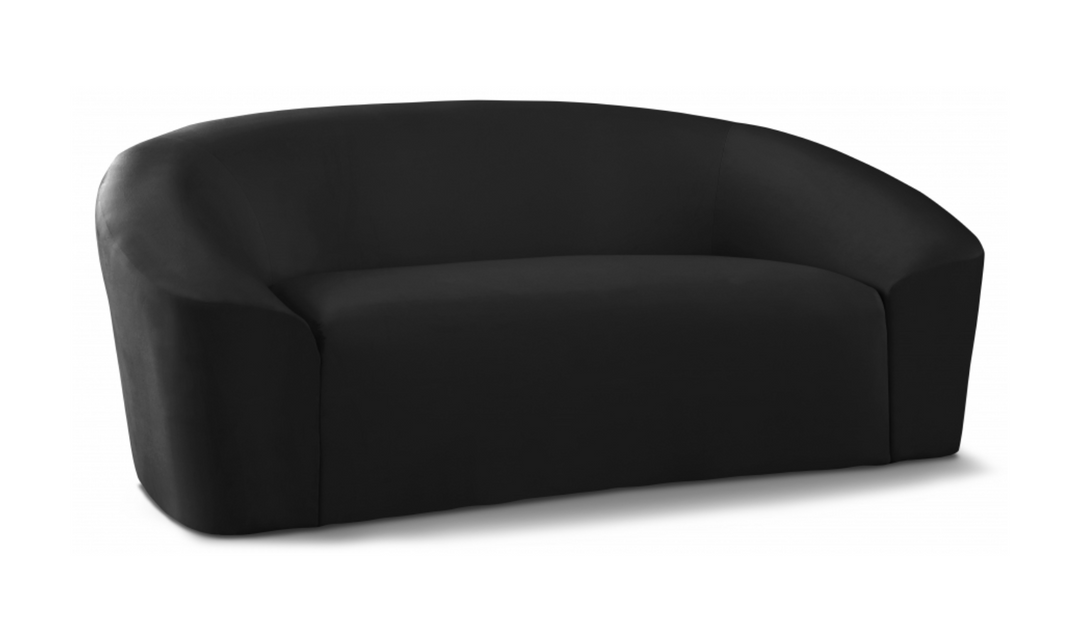 Meridian Furniture Riley 2-Seater Velvet Fabric Loveseat
