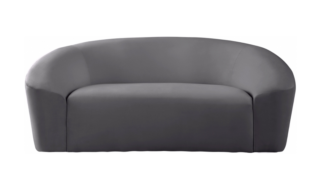Meridian Furniture Riley 2-Seater Velvet Fabric Loveseat