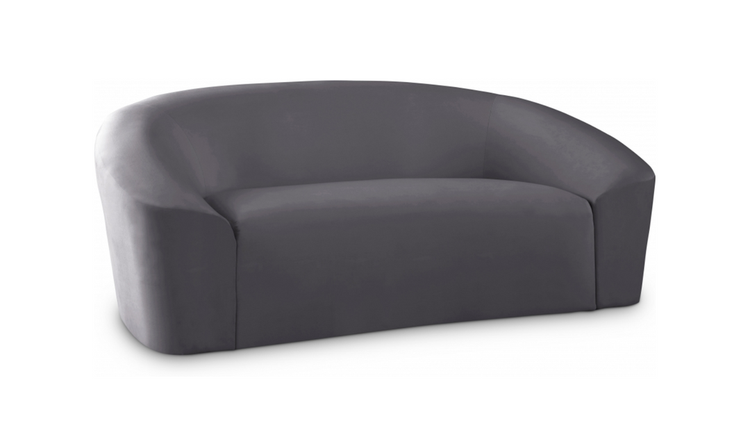 Meridian Furniture Riley 2-Seater Velvet Fabric Loveseat