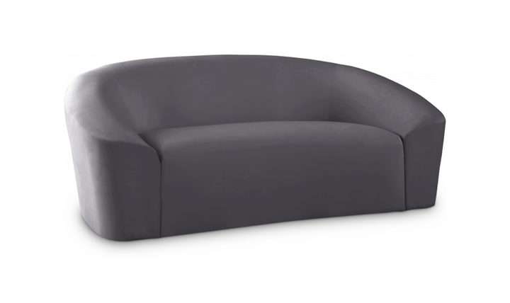 Meridian Furniture Riley 2-Seater Velvet Fabric Loveseat